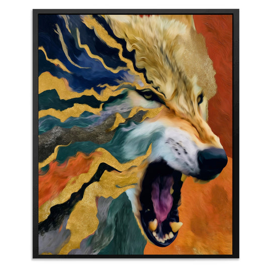Albino Wolf Scattering