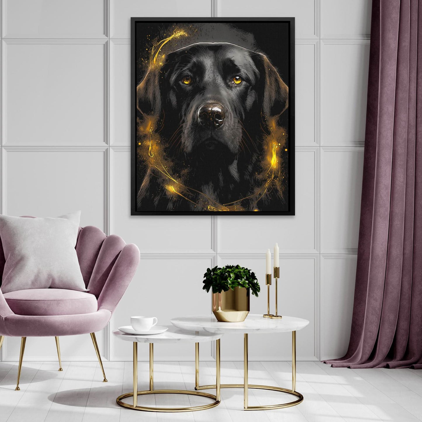 Black Lab - Wall Art Print