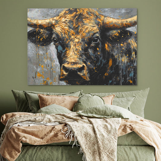 Bullish Dreamer - Wall Art in Black Frame