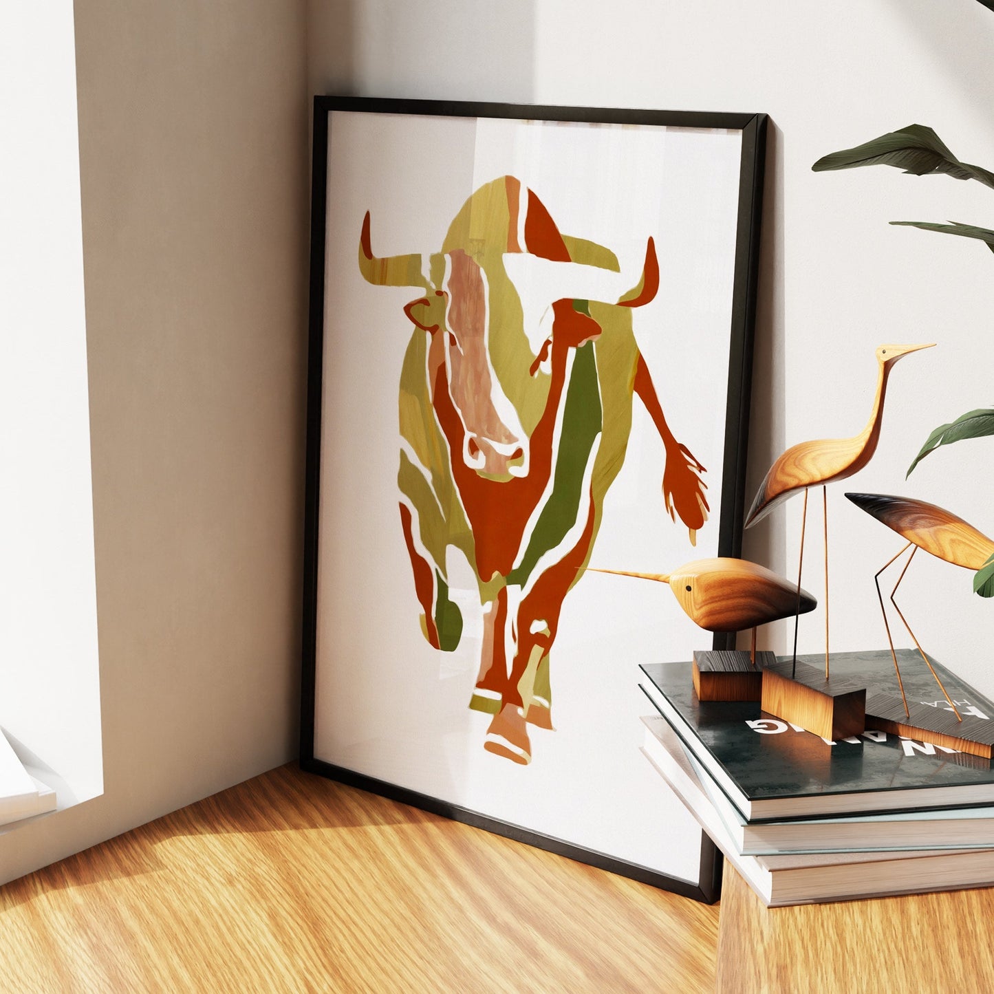 Bull's Rust Legacy - Luxury Wall Art