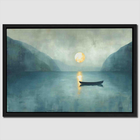 Calm Waters - Wall Art in Black Frame