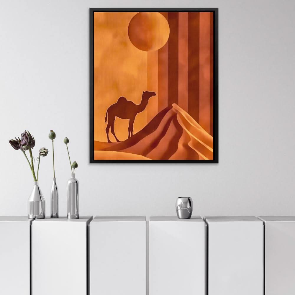 Camel’s Journey - Abstract Wall Art Print