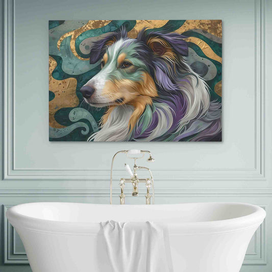 Canine Harmony - Wall Art in Black Frame