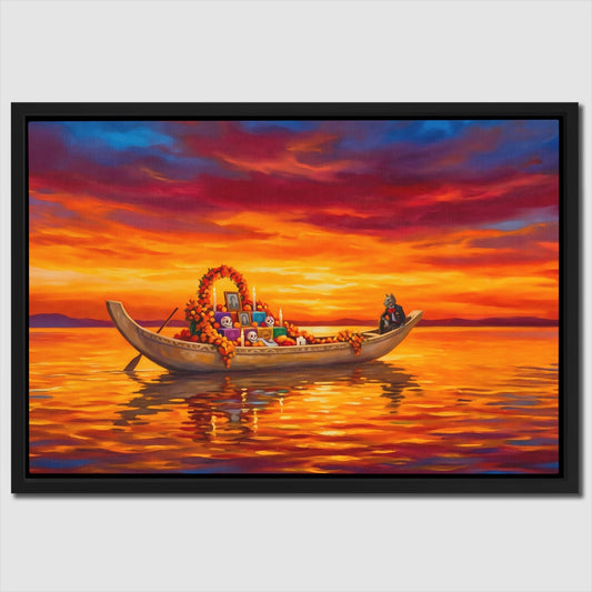 Ceremonial Boat Sunset