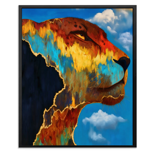 Cheetah Cloudscape Rising