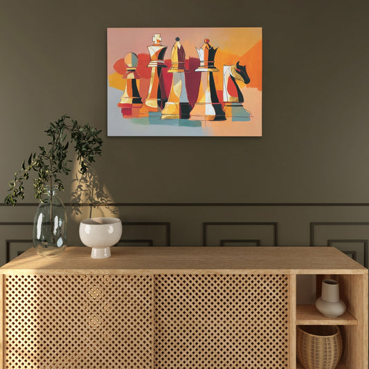 Chess Strategy Unveiled - Luxury Wall Art