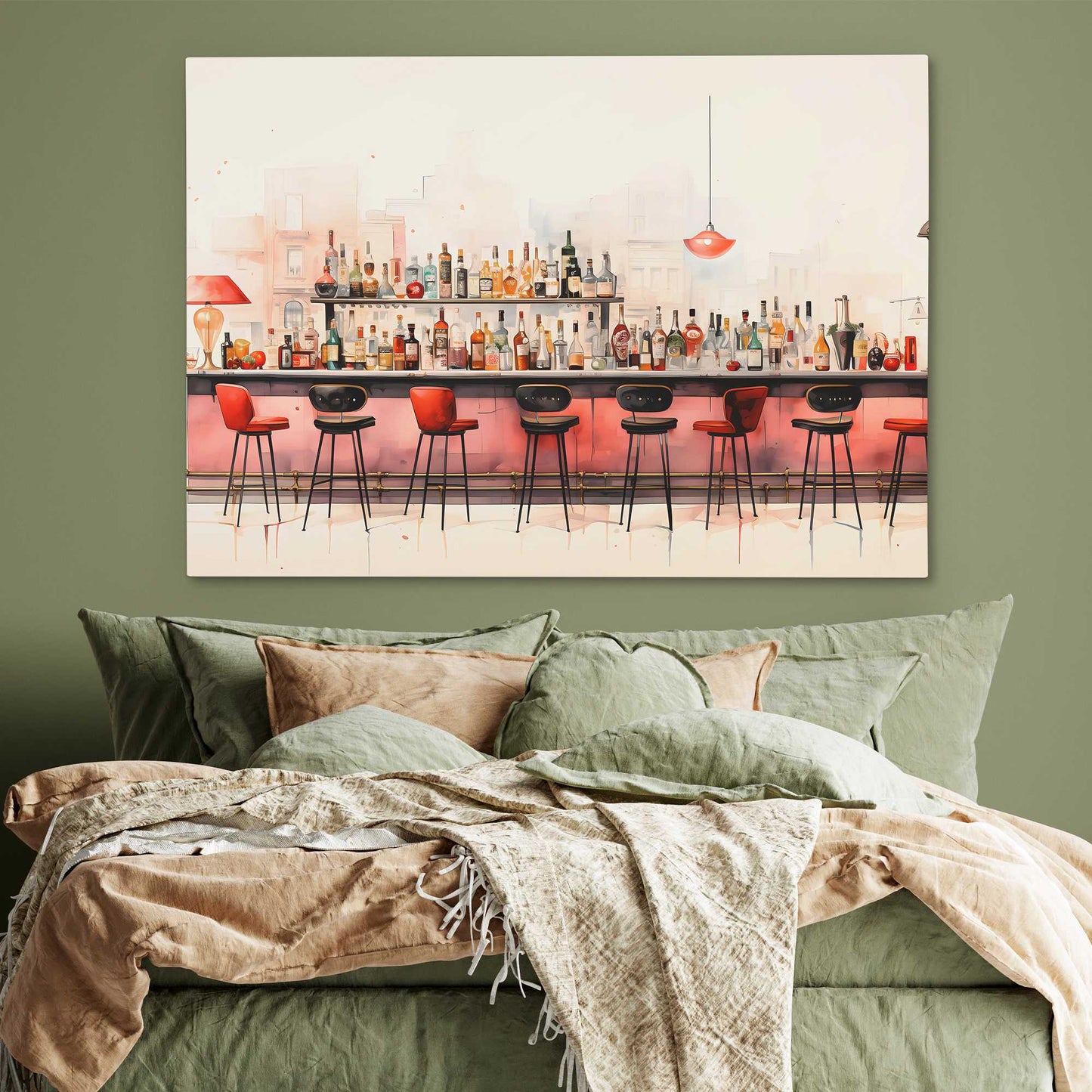 Cocktail Chronicles - Watercolor Wall Art Print