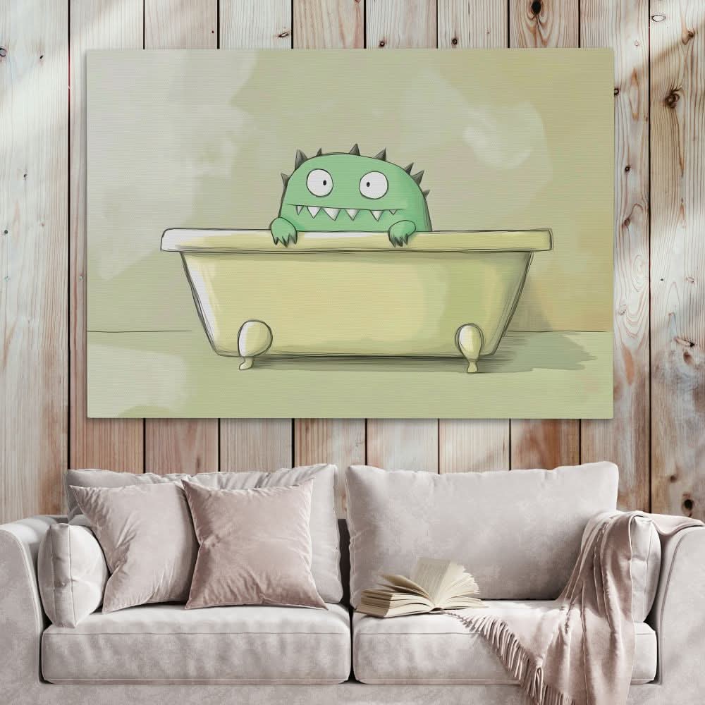 Confused Monster - Wall Art Print