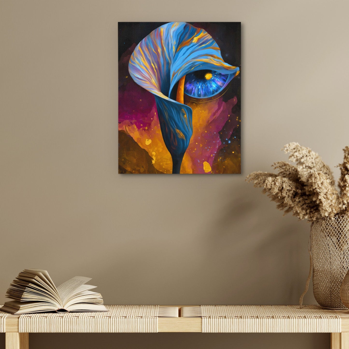 Cosmic Calla Vision - Luxury Wall Art
