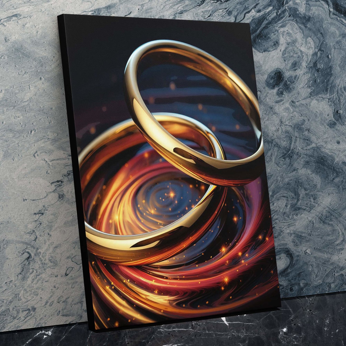 Cosmic Rings - Wall Art Print
