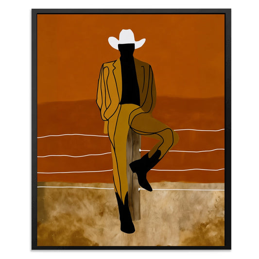 Cowboy Fence Post Relaxed