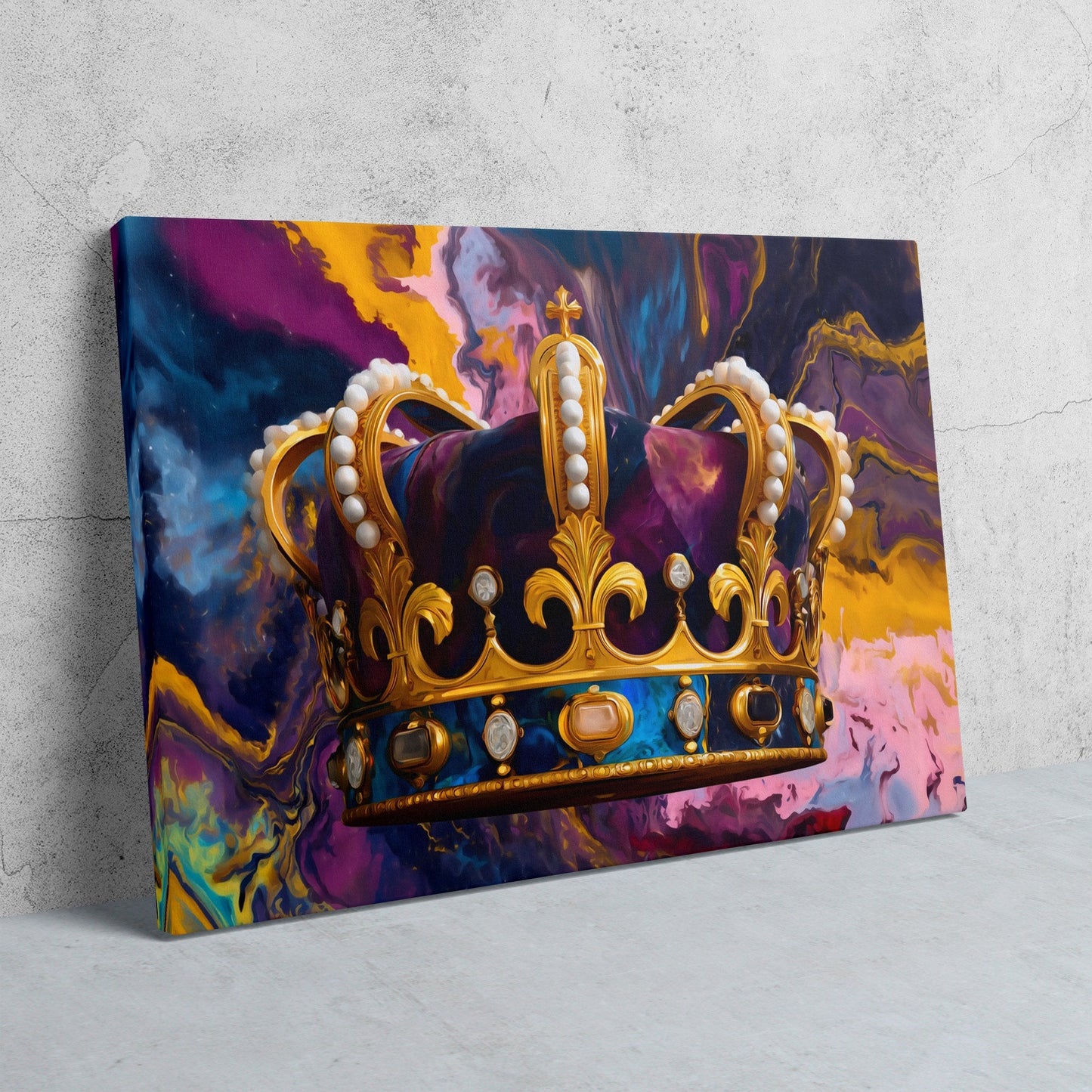 Crown of Swirling Cosmos - Luxury Wall Art