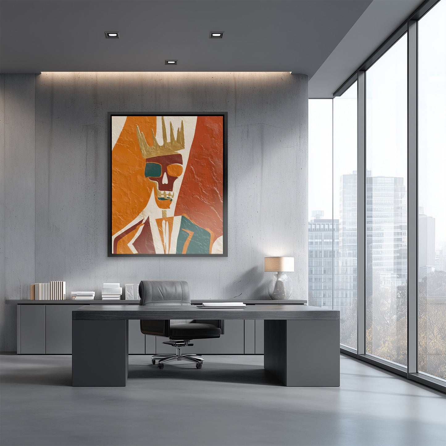 Crowned Bone Oracle II - Luxury Wall Art