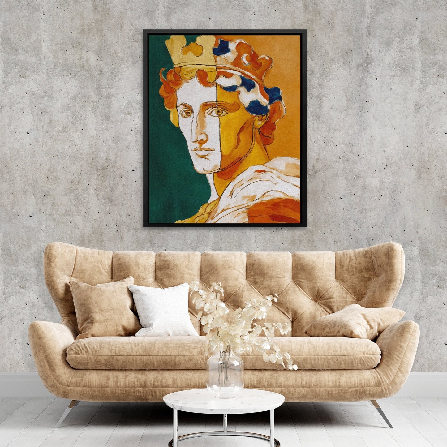 Crowned Classical Fusion - Luxury Wall Art