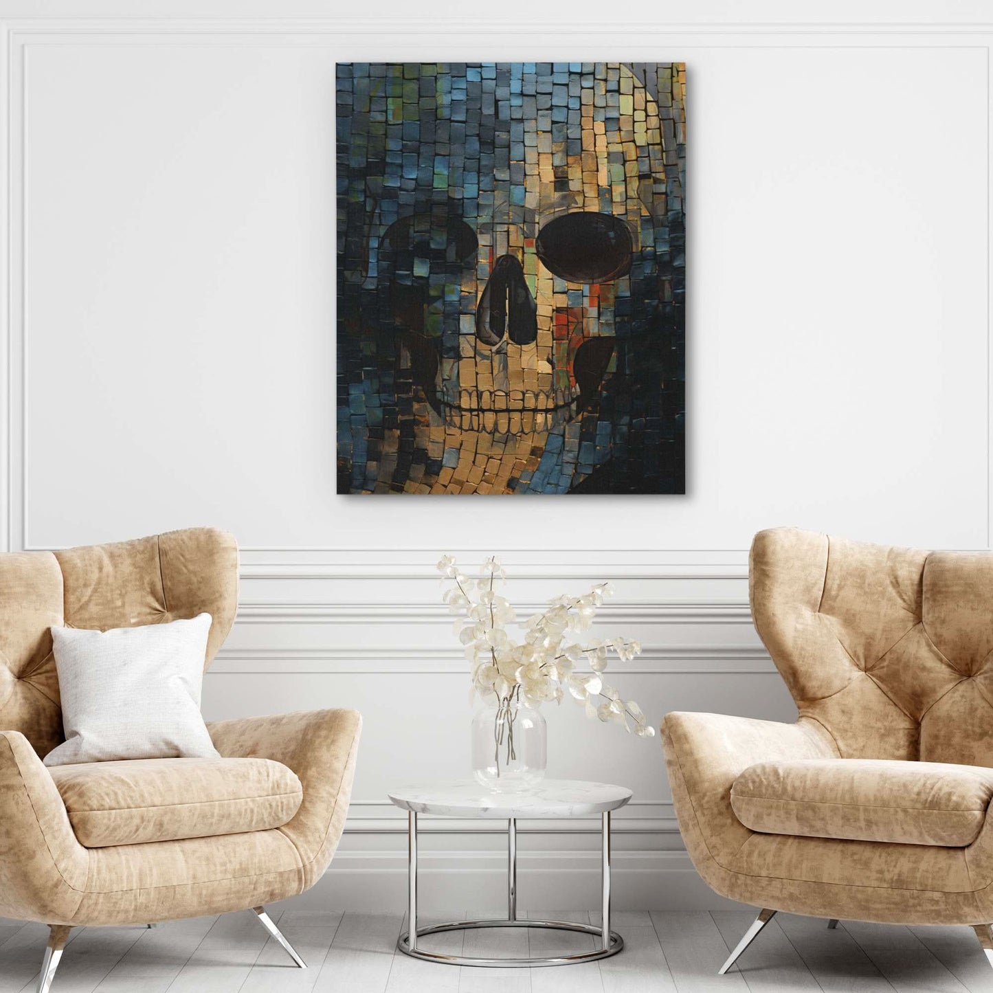 Crystal Gold - Gothic Wall Art Print