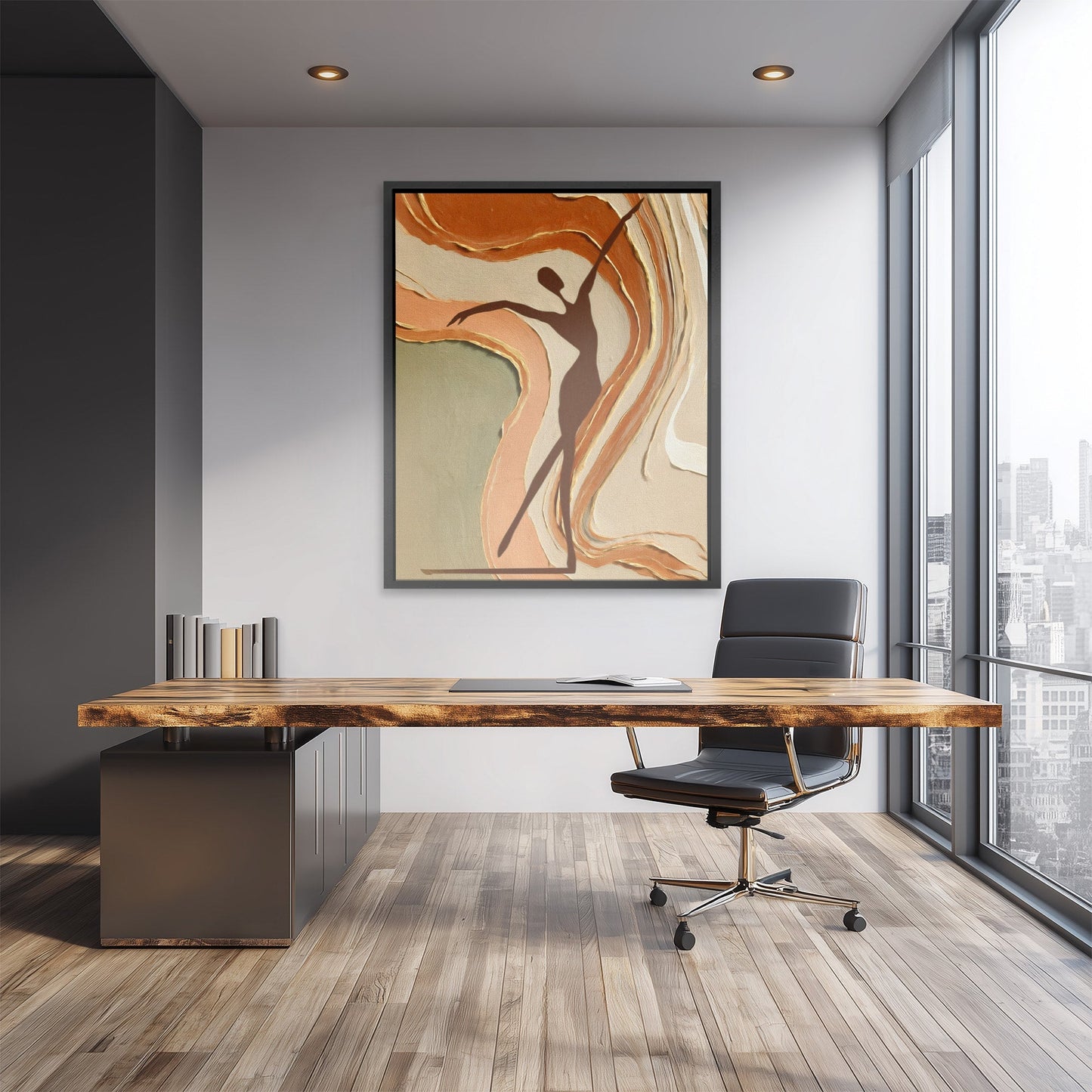 Dancing Through Amber - Luxury Wall Art