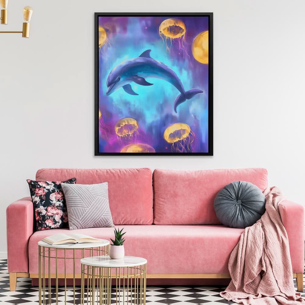Desert Phantom - Blue Wall Art for Home Office