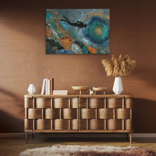 Divers Azure Dream - Luxury Wall Art