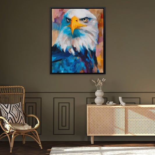 Eagle's Electric Storm - Luxury Wall Art