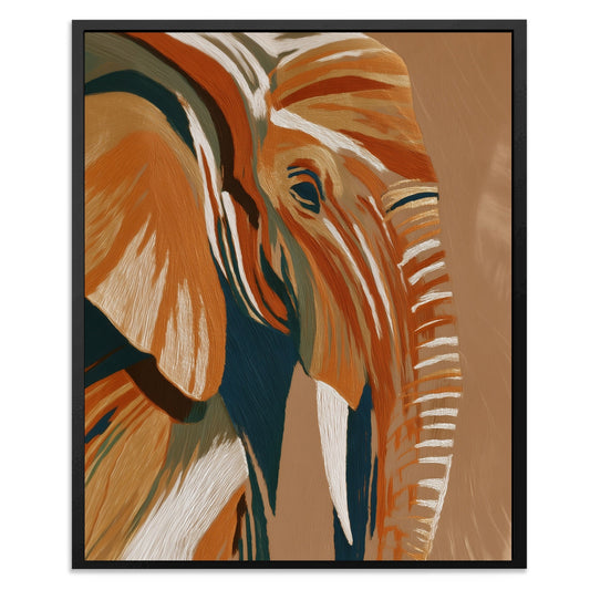Elephant Navy Gold