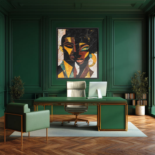 Faces Through Fragments - Luxury Wall Art