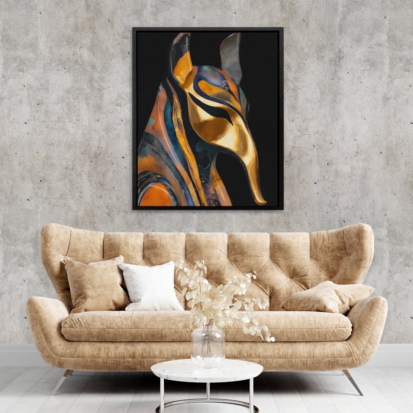 Flame Glass Ascension - Luxury Wall Art
