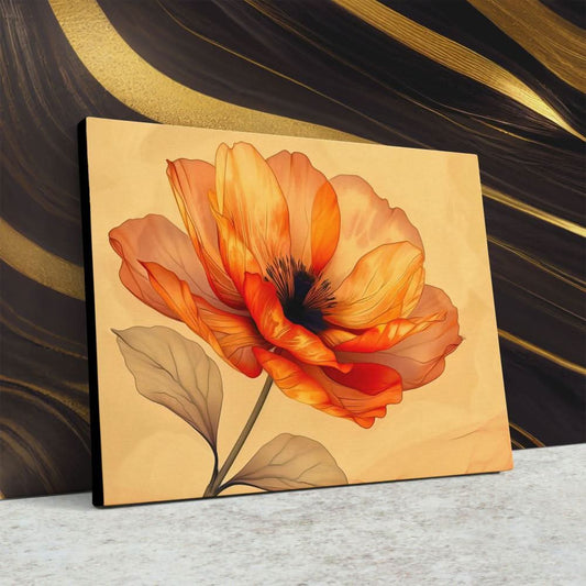 Floral Reverie - Wall Art in Black Frame