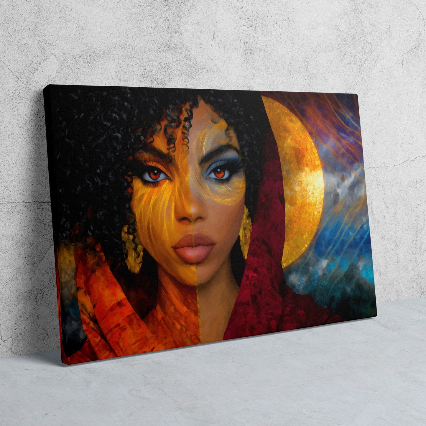 Goddess in Gold - Luxury Wall Art