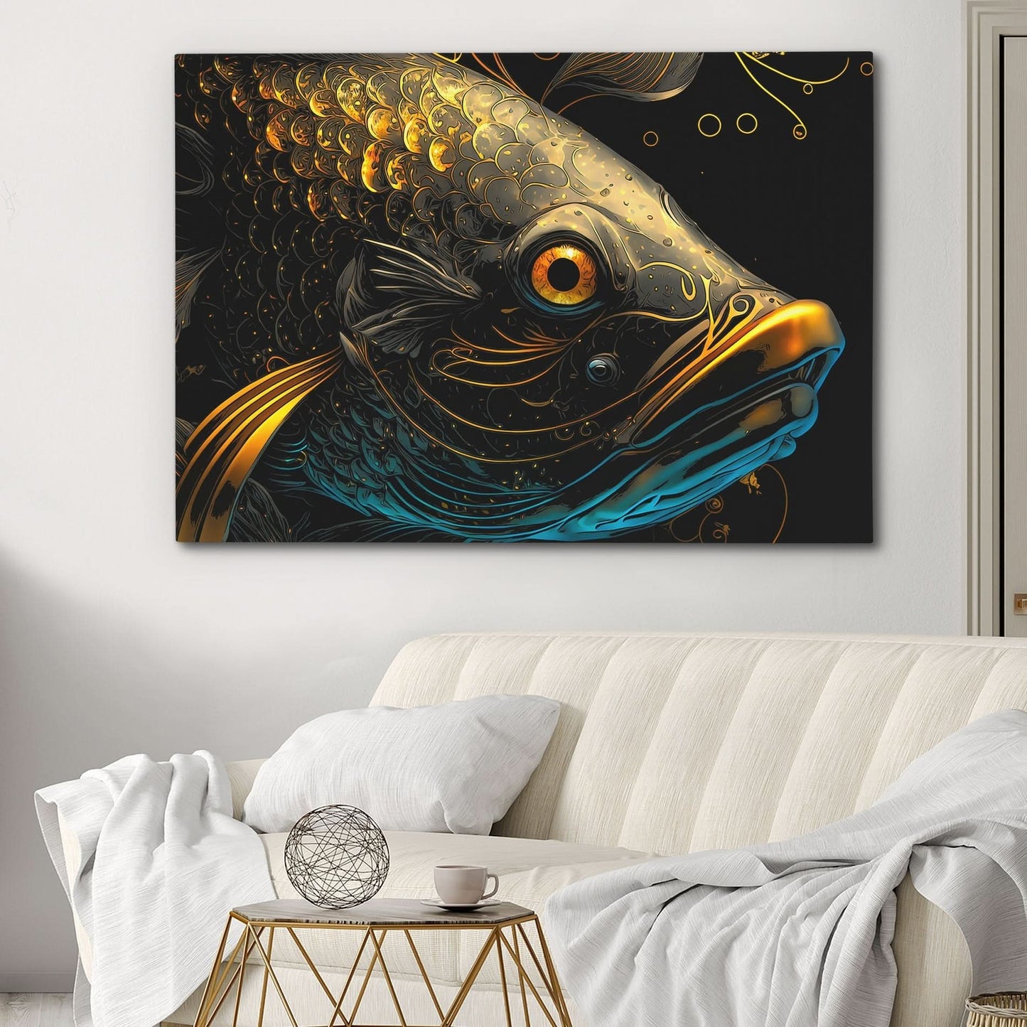 Gold Koi - Wall Art Print