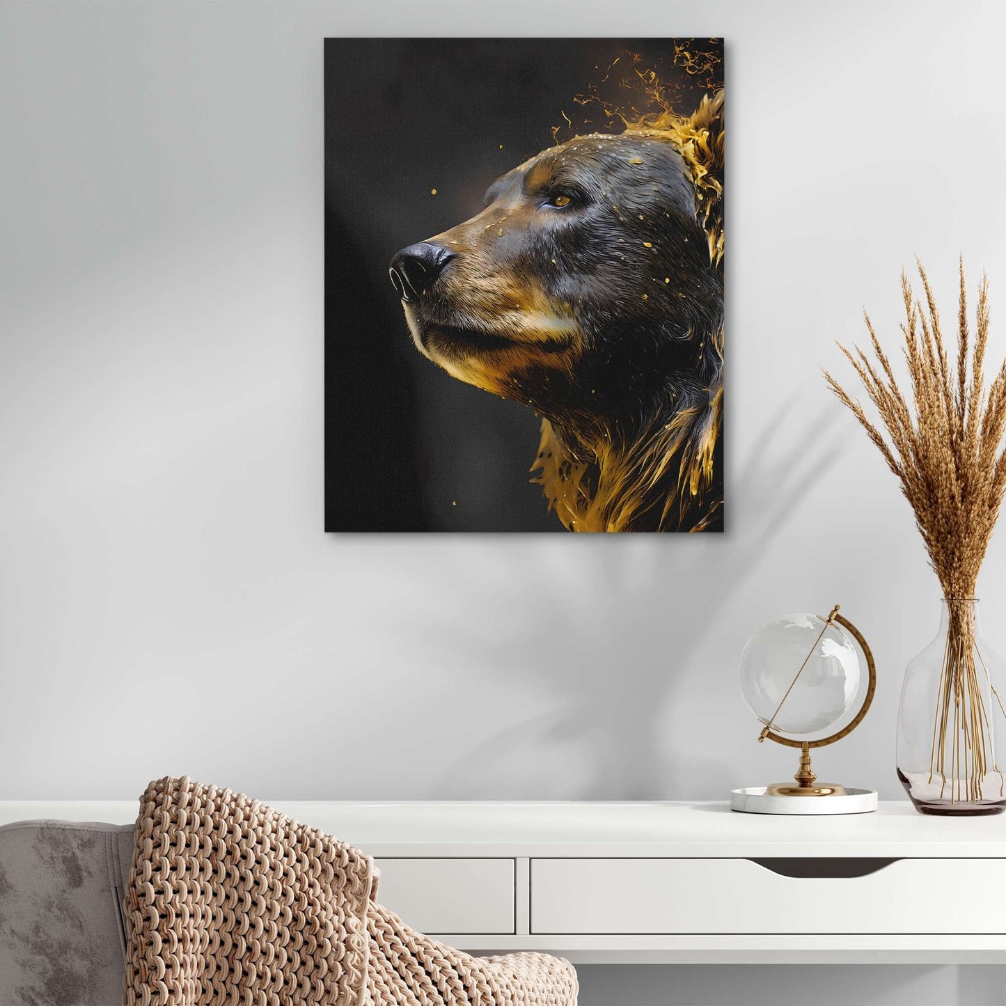 Golden Bear - Wall Art Print