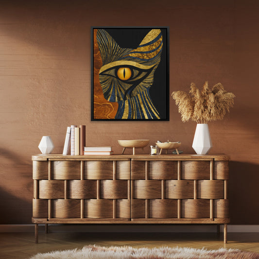 Horus in Amber - Luxury Wall Art