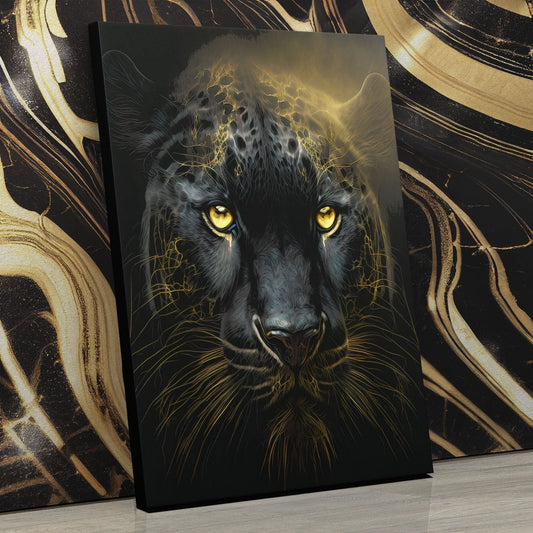 Leopard's Gaze - Luxury Wall Art