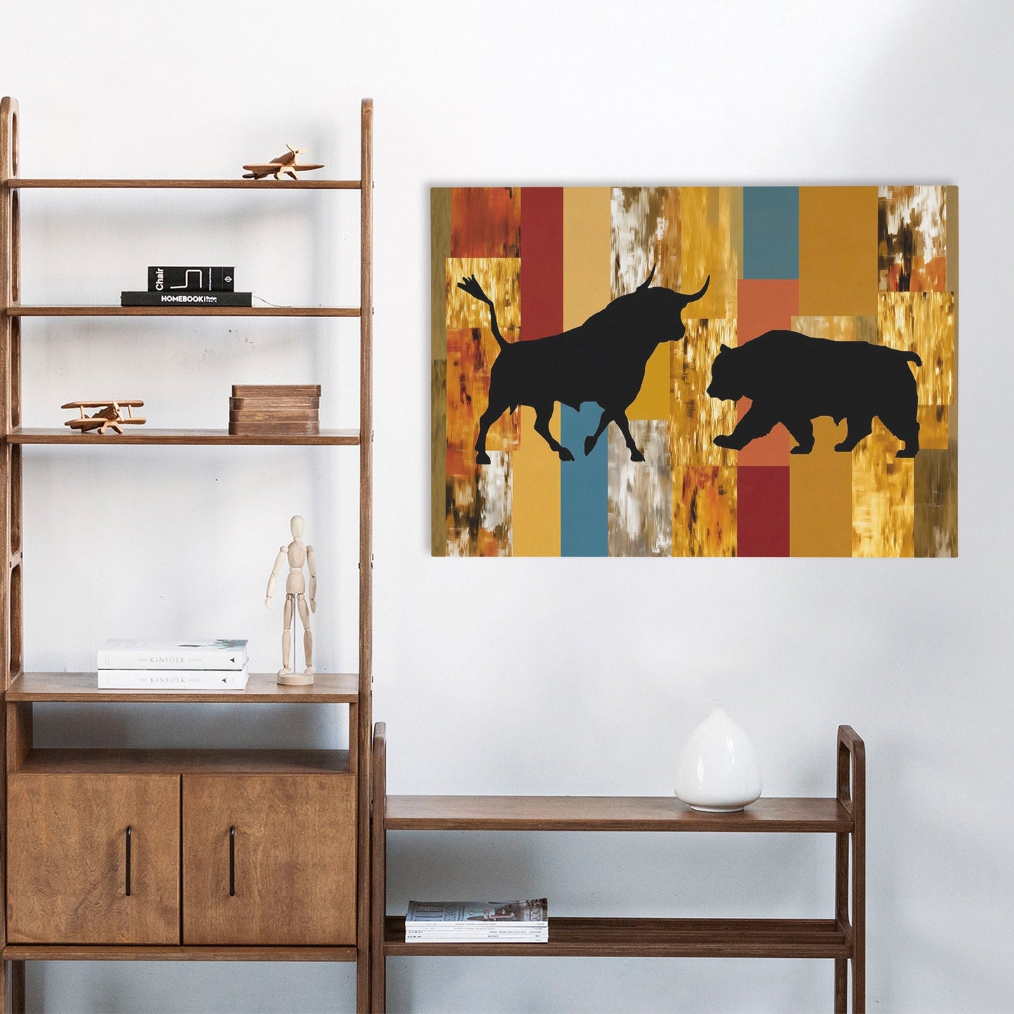 Market Forces Clash - Luxury Wall Art