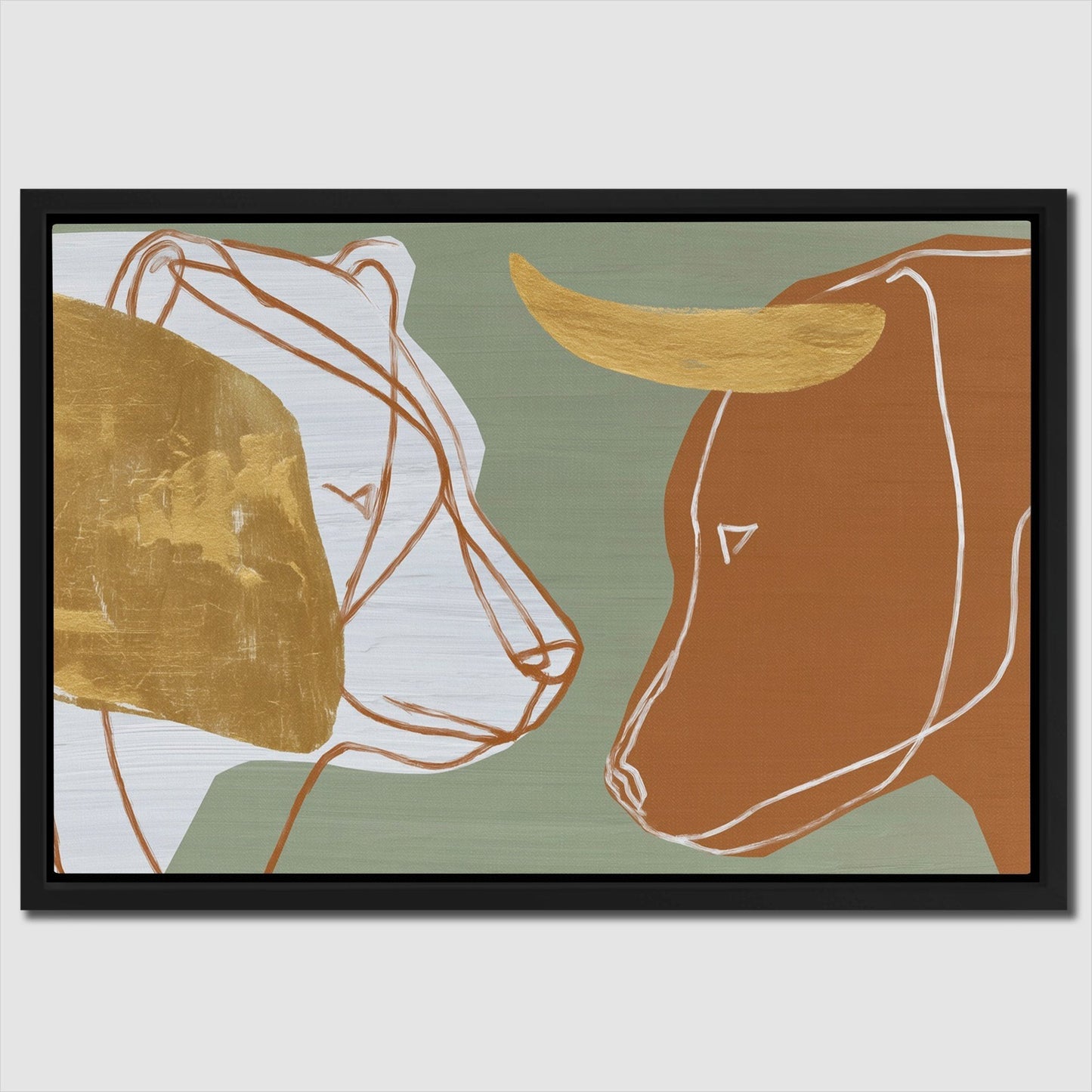 Market Lines - Luxury Wall Art