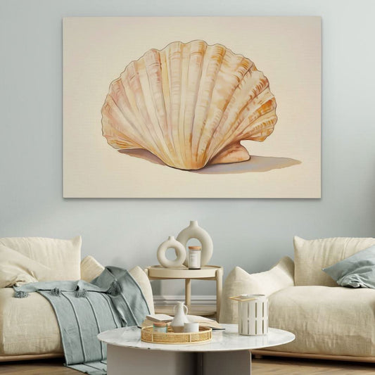 Ocean’s Keepsake - Minimalist Wall Art in Black Frame