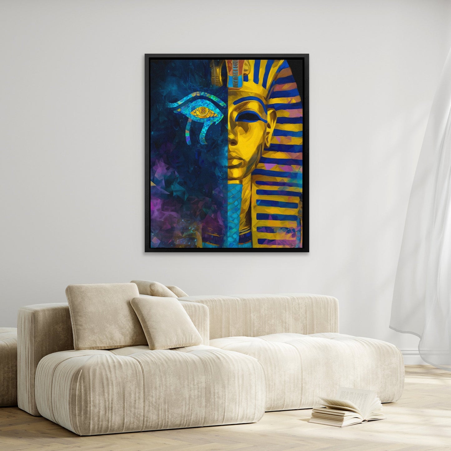 Pharaoh's Fractured Legacy - Luxury Wall Art