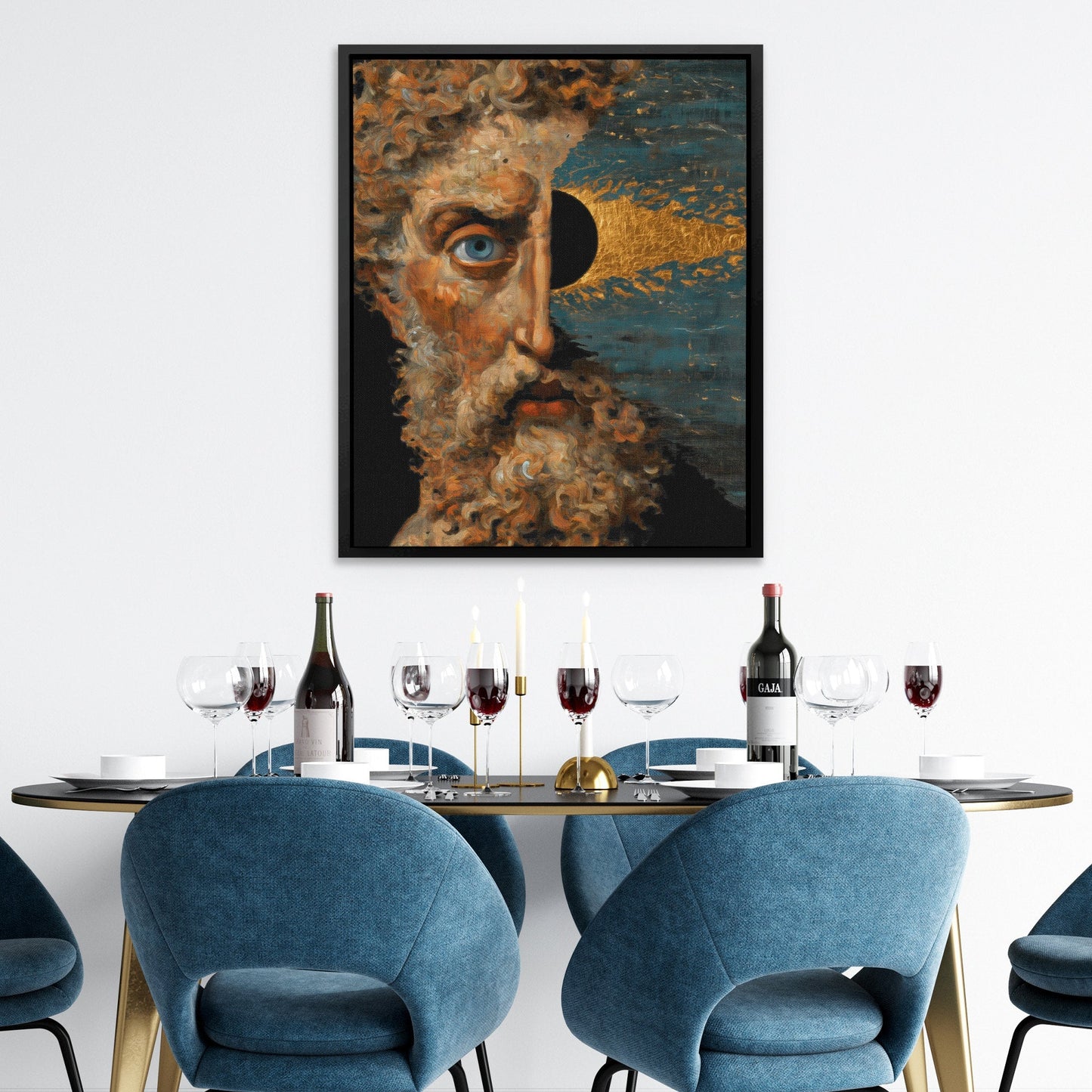 Philosopher's Living Landscape - Luxury Wall Art