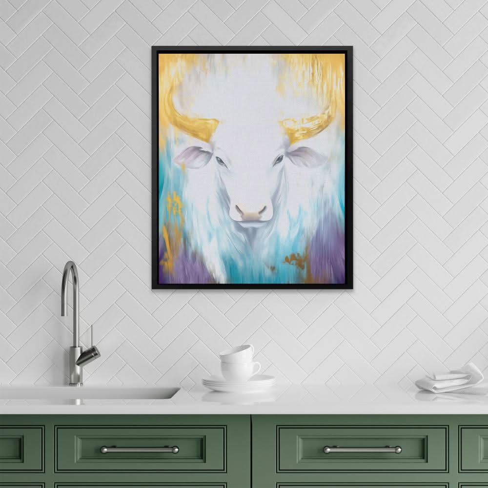 Pure Spirit - Oversized Albino Animals Canvas Wall Art