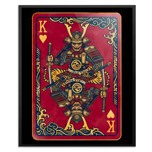 Samurai King Hearts Card