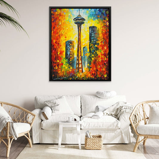 Seattle In Fall - Luxury Wall Art