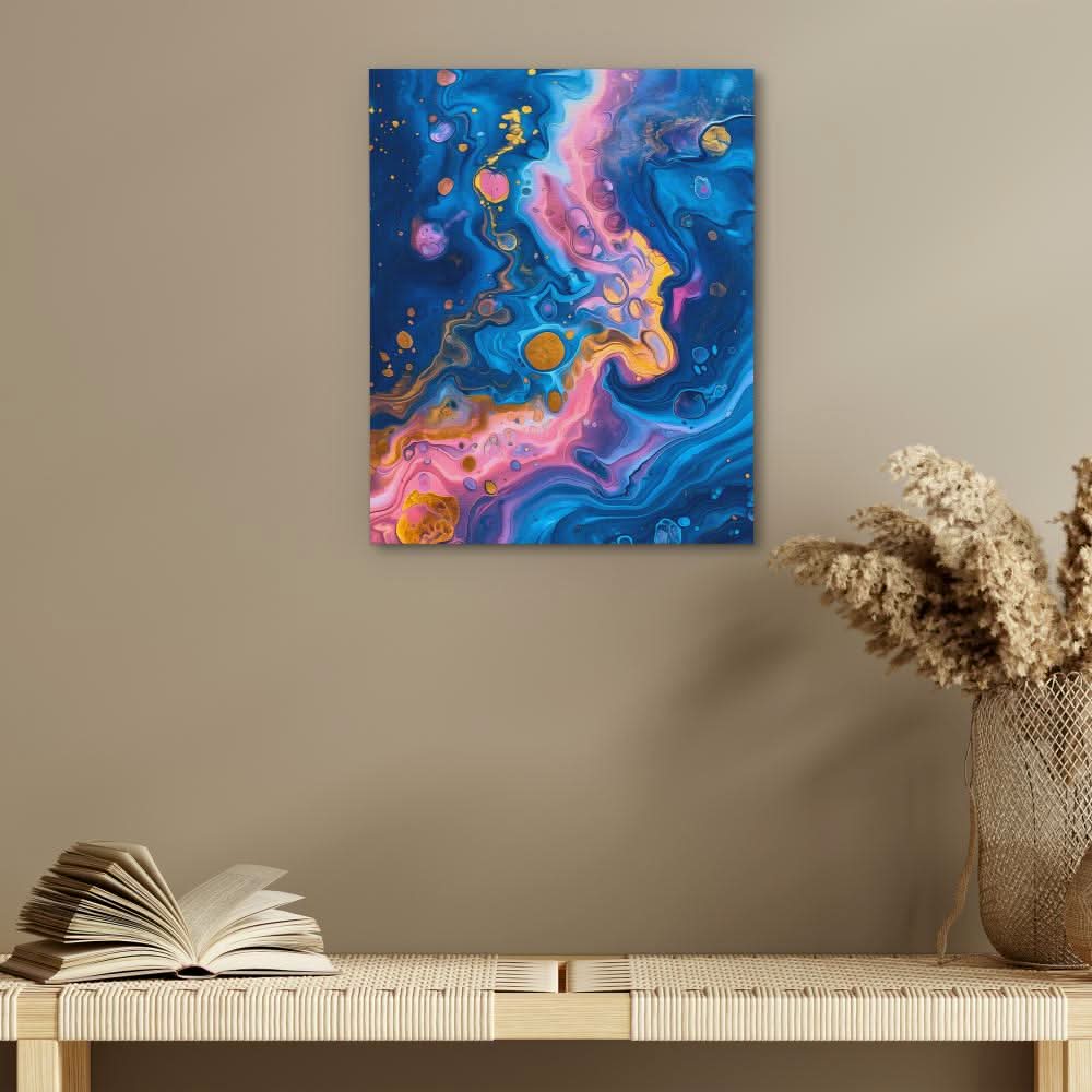 Swirling Embrace - Modern Wall Art Print