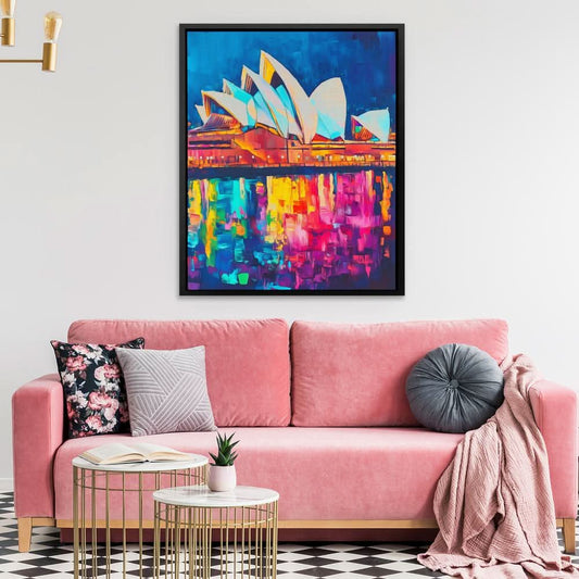 Sydney Opera House - Wall Art in Black Frame