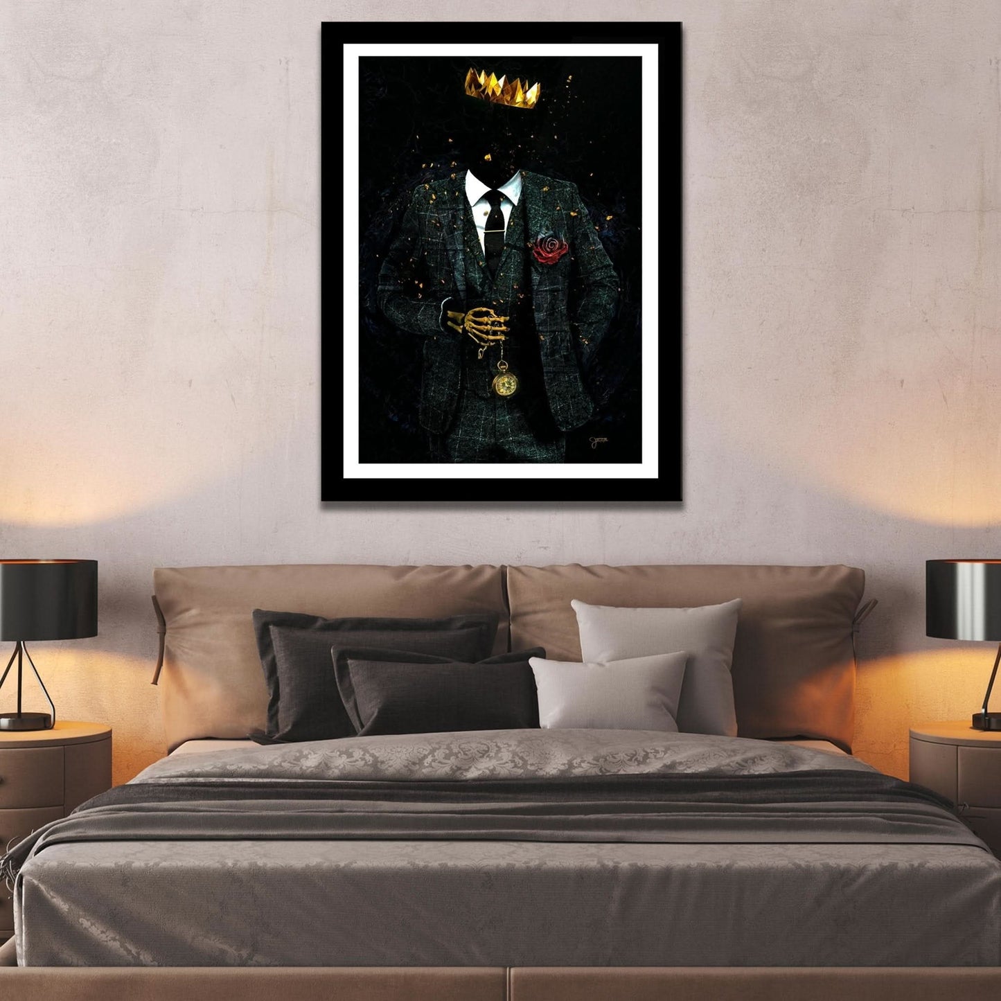 Timeless Skeleton King Semi - gloss Print - Luxury Wall Art