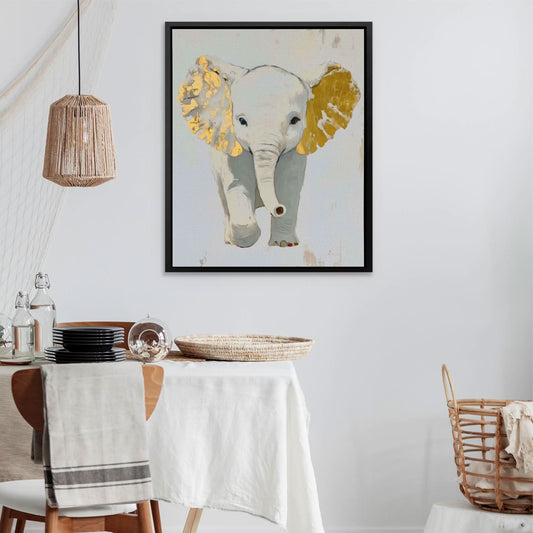 Tiny Trunk - Wall Art in Black Frame
