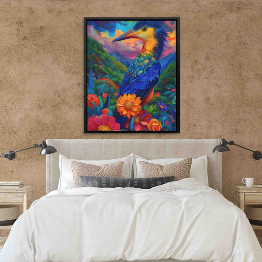 Tropical Paradise - Wall Art in Black Frame