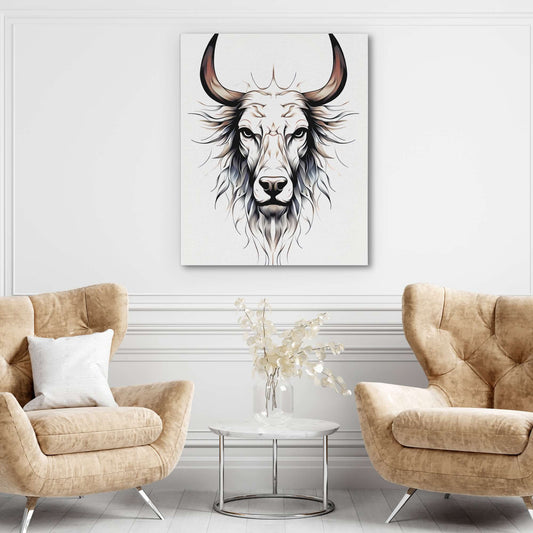 White Bull - Luxury Wall Art