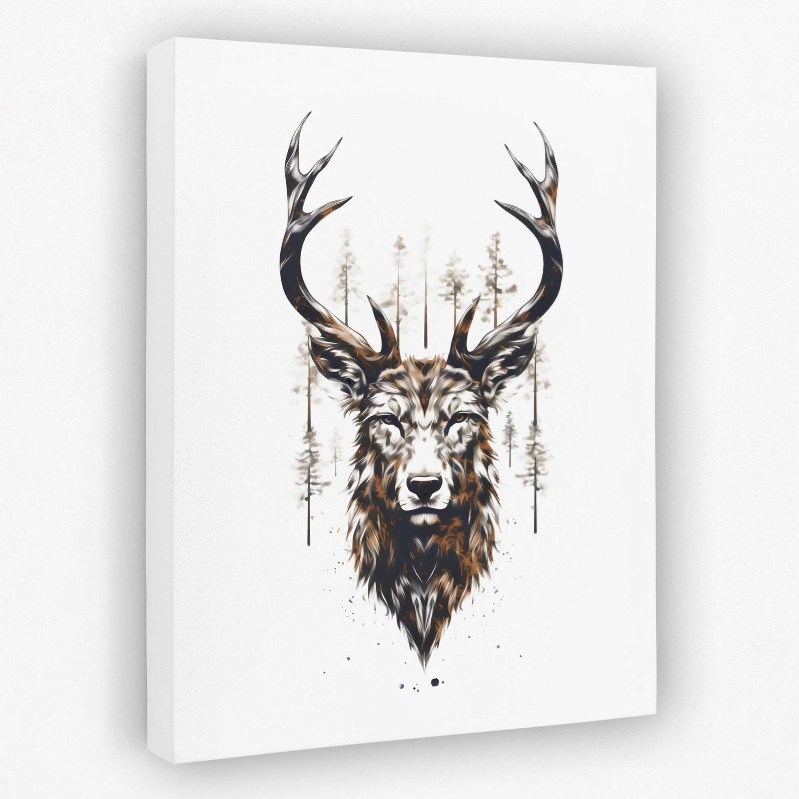 farmhouse wall art canvas in warm neutral tones above a wood console in a modern farmhouse living room