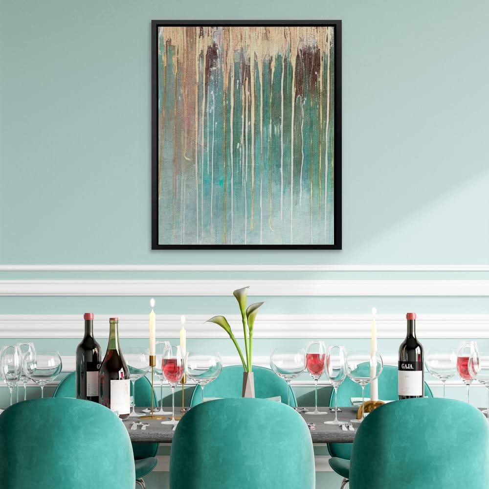 Teal Blue Art