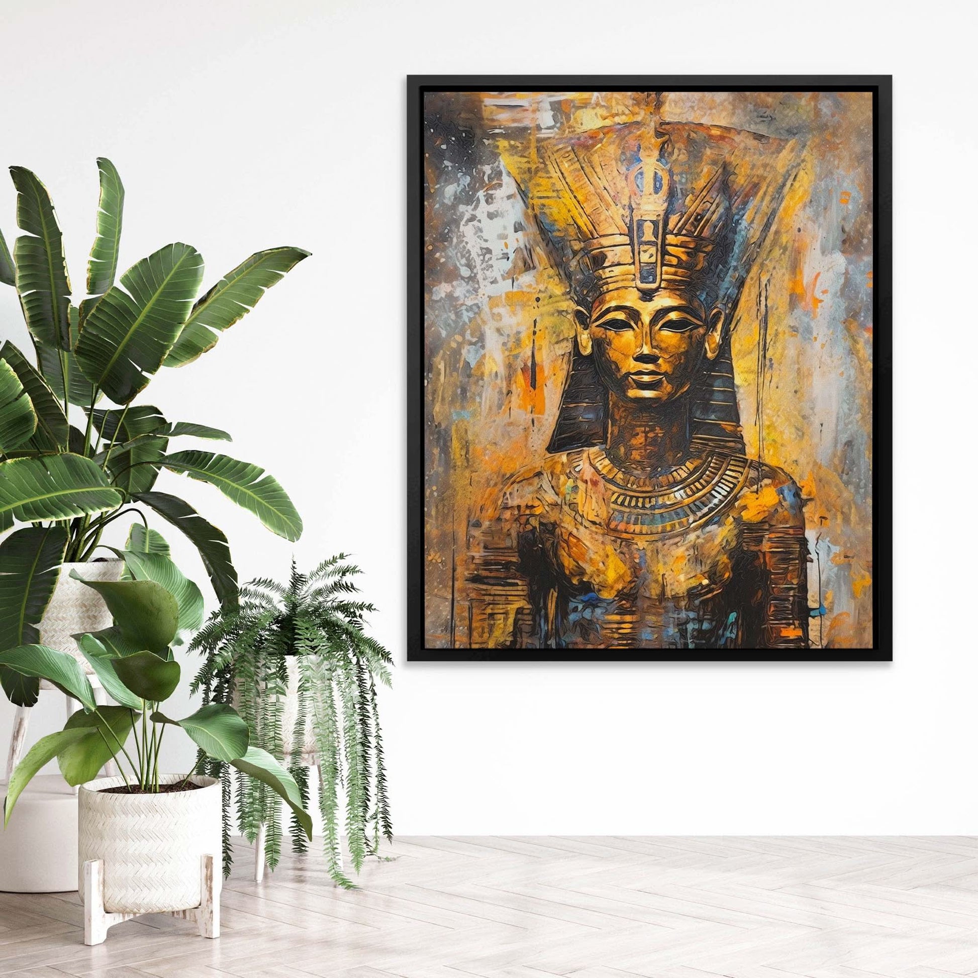 A Forgotten Time - Abstract Wall Art in Black Frame