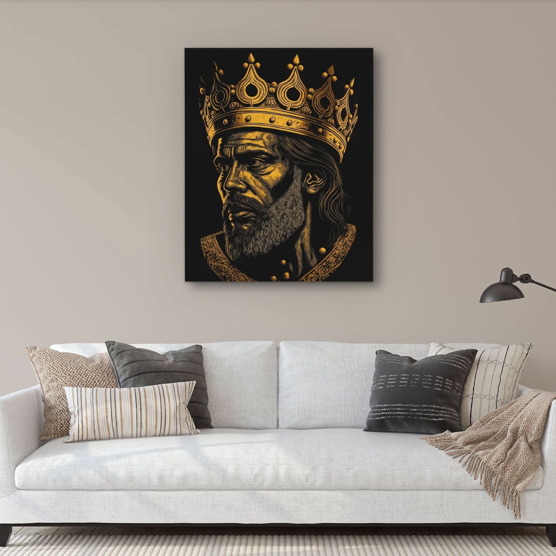 A King's Burden - Large Canvas Print